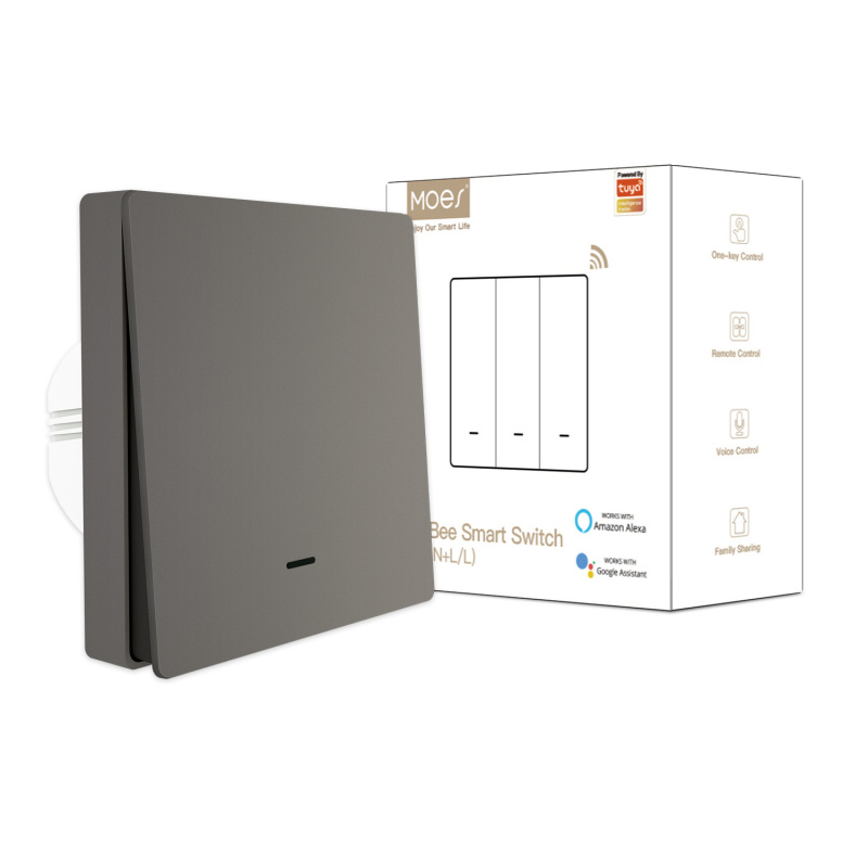 Smart Home Office - MOES Tuya ZigBee Smart Button Wall