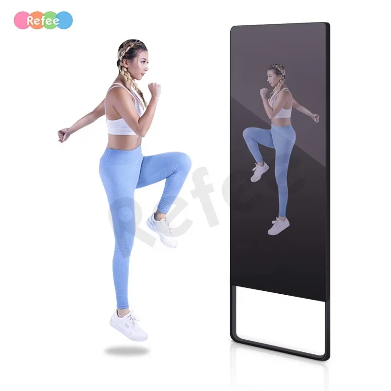 Smart Home Gym Mirror - Large Interractive Fitness Workout Smart Home
