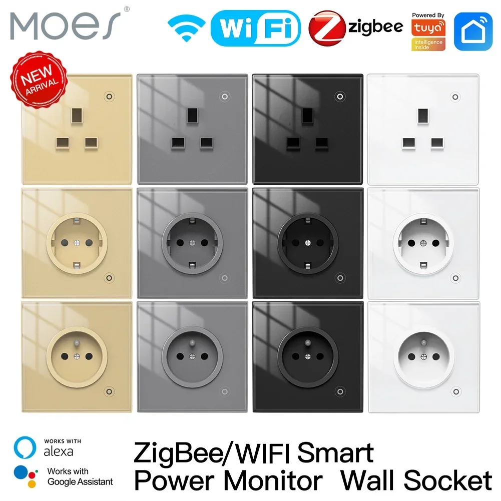 Smart Wall Socket - Moes ZigBee Wall Socket WIFI Smart
