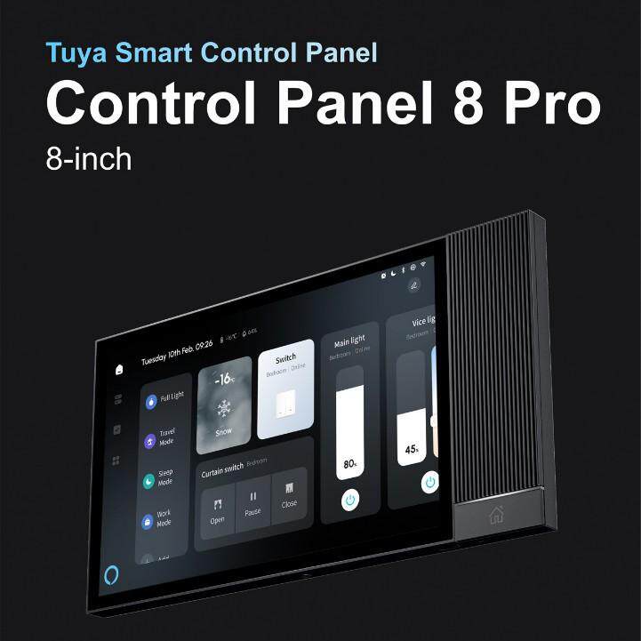 Zigbee Gateway - 8-Inch Control Panel With Infrared Remote