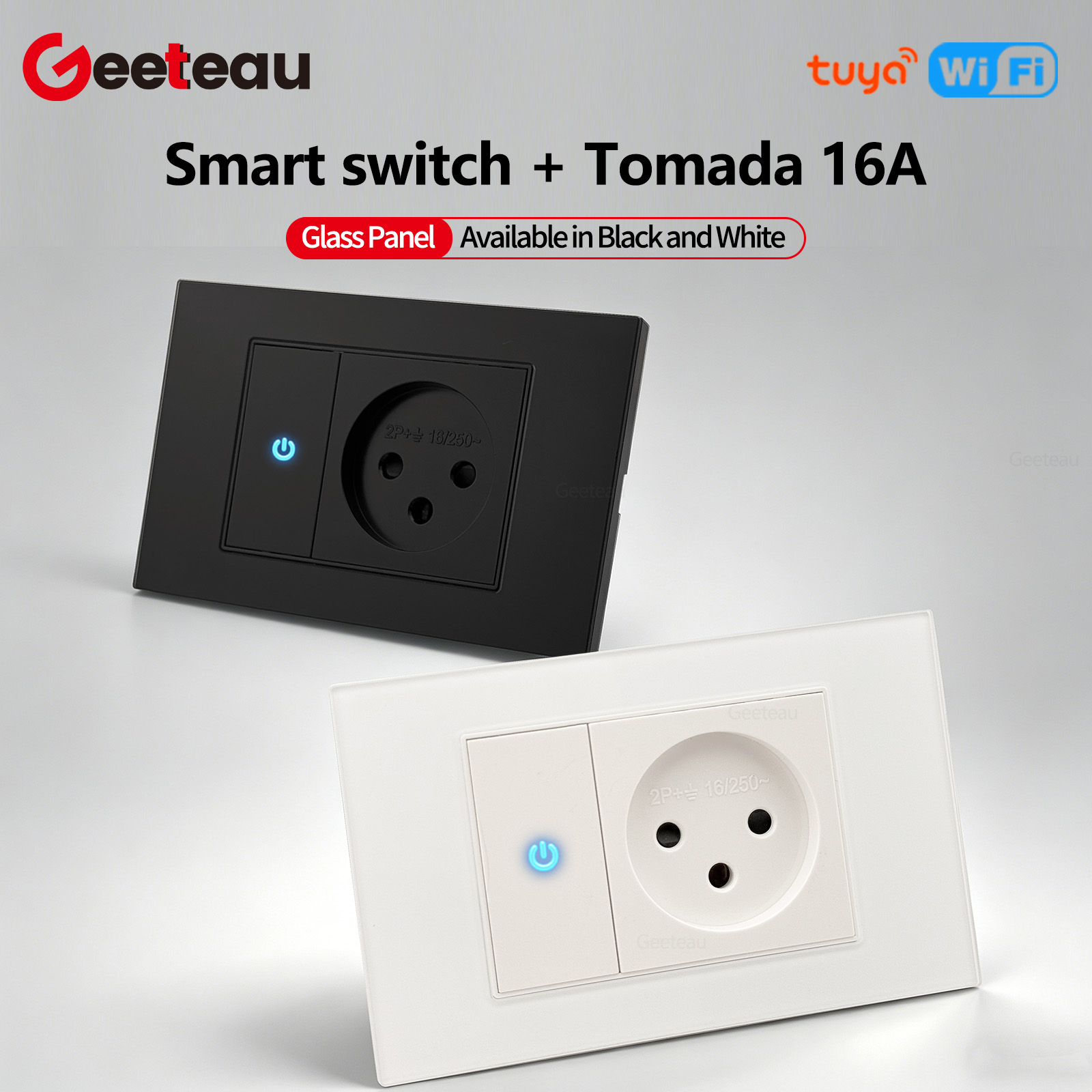 Smart Wall Socket - Geeteau Israel Palestine 16A Smart Switch
