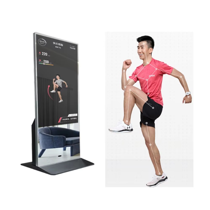 Smart Home Gym Mirror - 43inch 55inch 65inch Gym Fitness Home