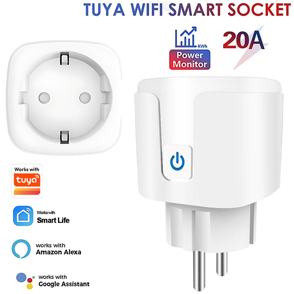 Smart Outdoor Plug - Works with Tuya Smart Life App