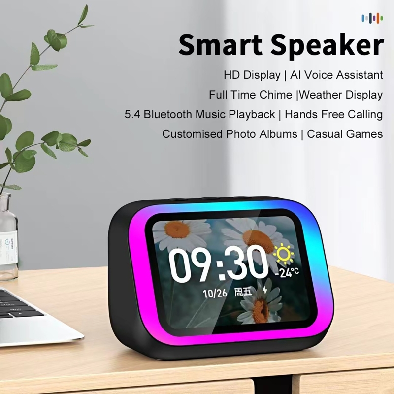 Smart Home Monitoring - AI Voice Assistant Bluetooth Speaker With
