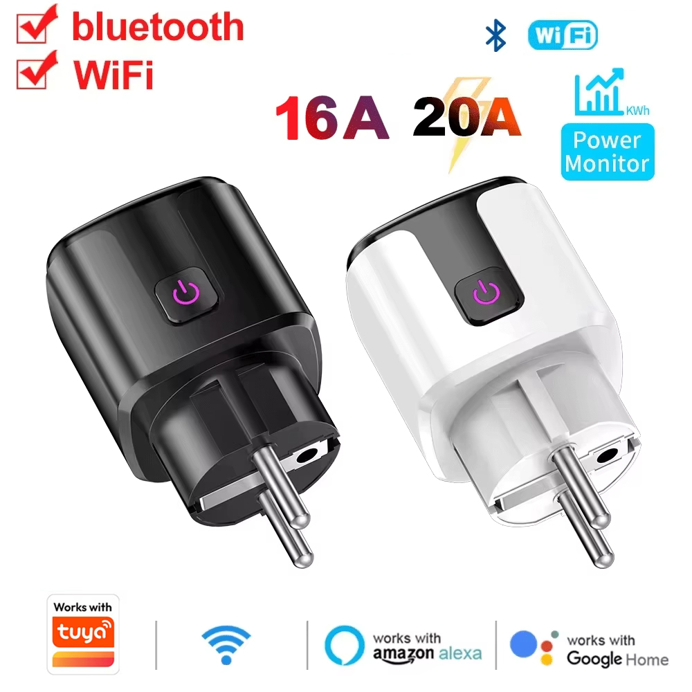 Smart Outdoor Plug - Smart Plug Smart Socket EU 20A