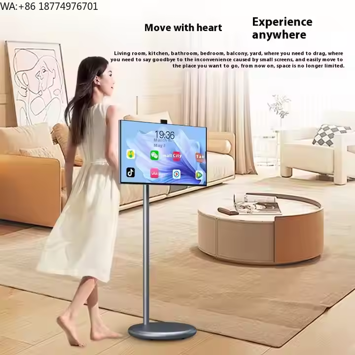 Smart Home Office - 24-Inch Android 12 Portable LCD TV
