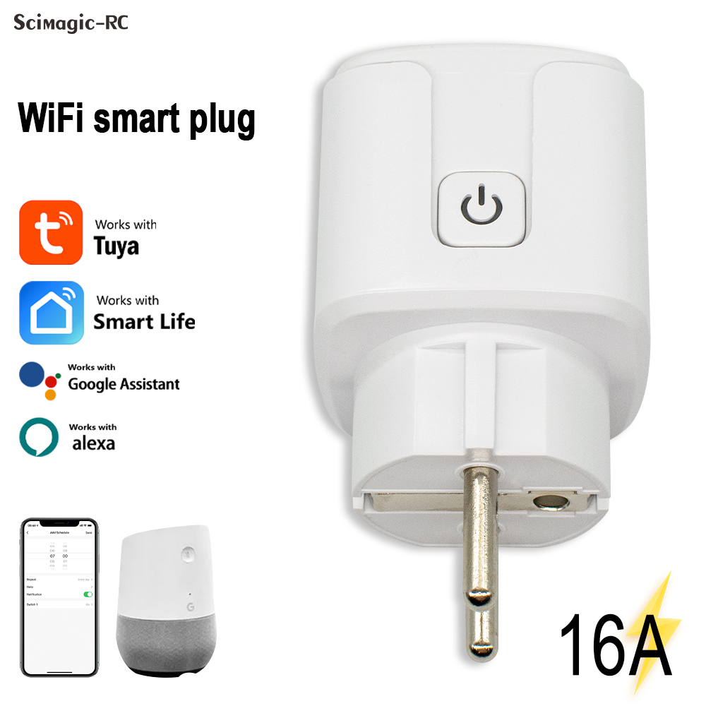 Smart Home Monitoring - Tuya Smart Plug WiFi Socket 16A