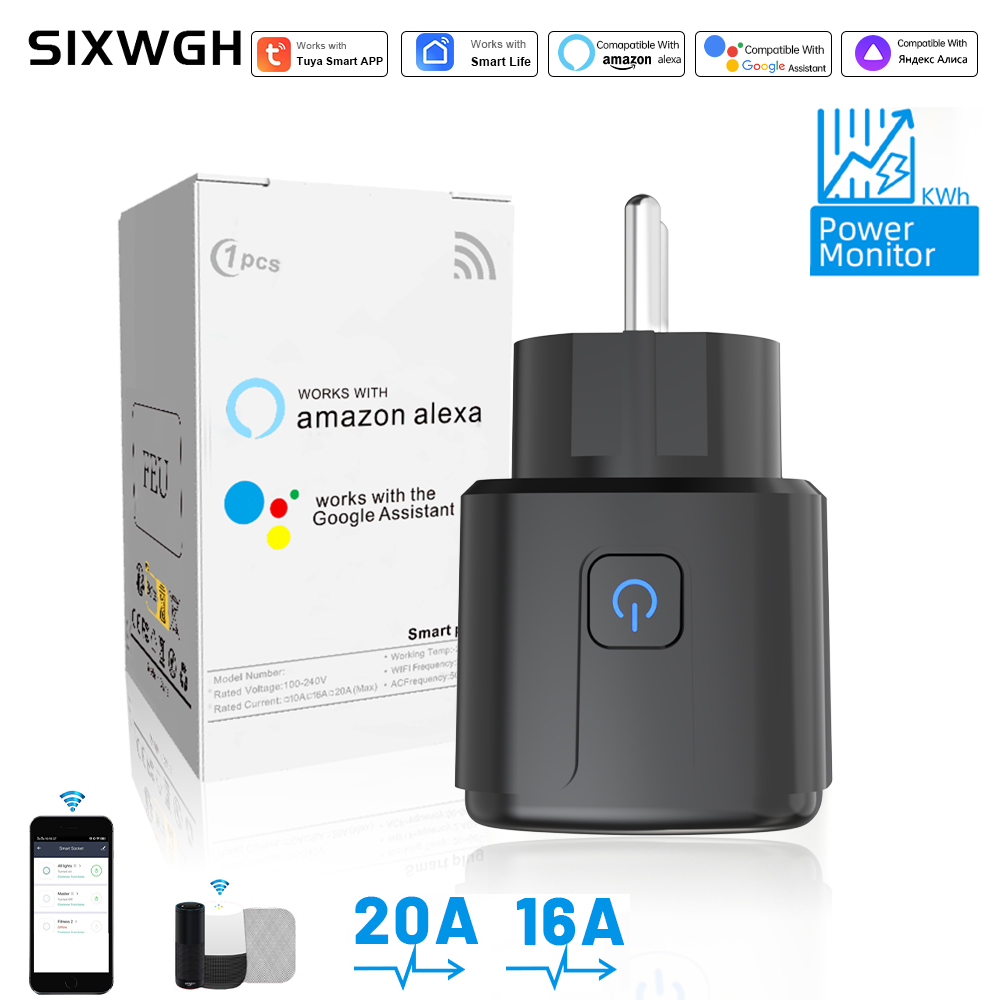 Smart Wall Socket - Tuya Smart Socket WiFi Remote Control