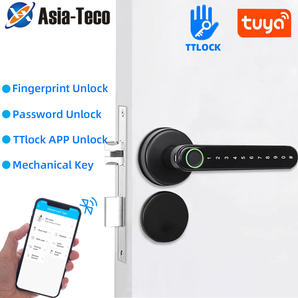 Smart Home Door Lock - TTLock Smart Bluetooth Fingerprint Lock Biometric