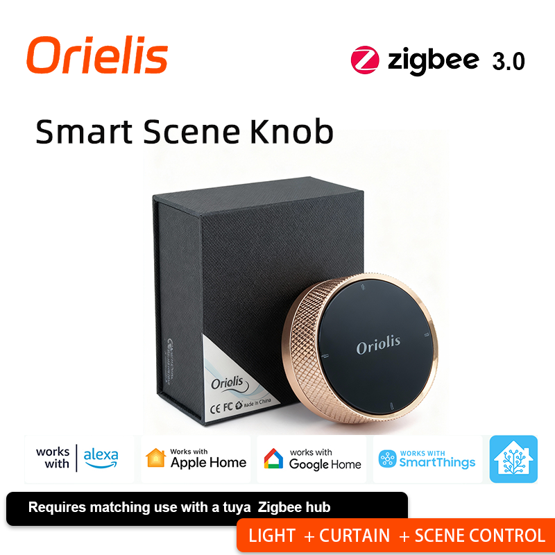 Zigbee Gateway - ORIELIS Tuya Zigbee Smart Scene Knob
