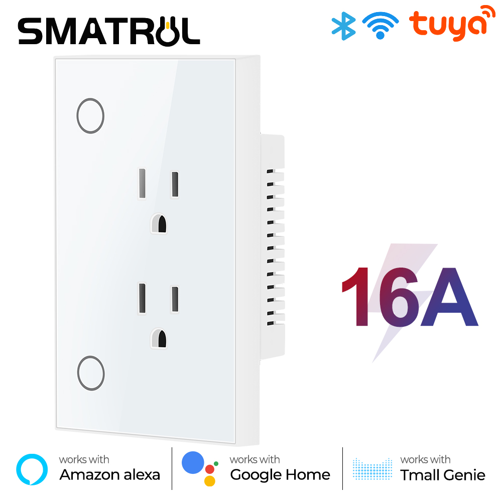 Smart Outdoor Plug - 16A Tuya Wifi Socket Us Plug