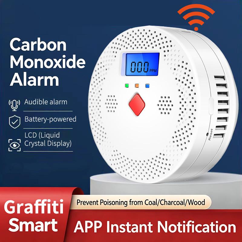 Smart Home Monitoring - WiFi Smart Carbon Monoxide Detector Alarm