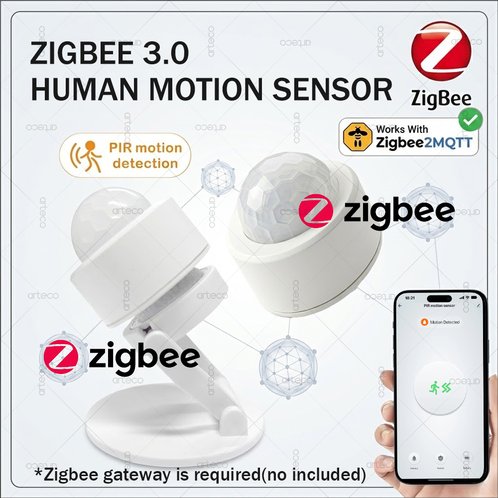 Zigbee Gateway - Zigbee 3.0 Mini PIR Motion Sensor