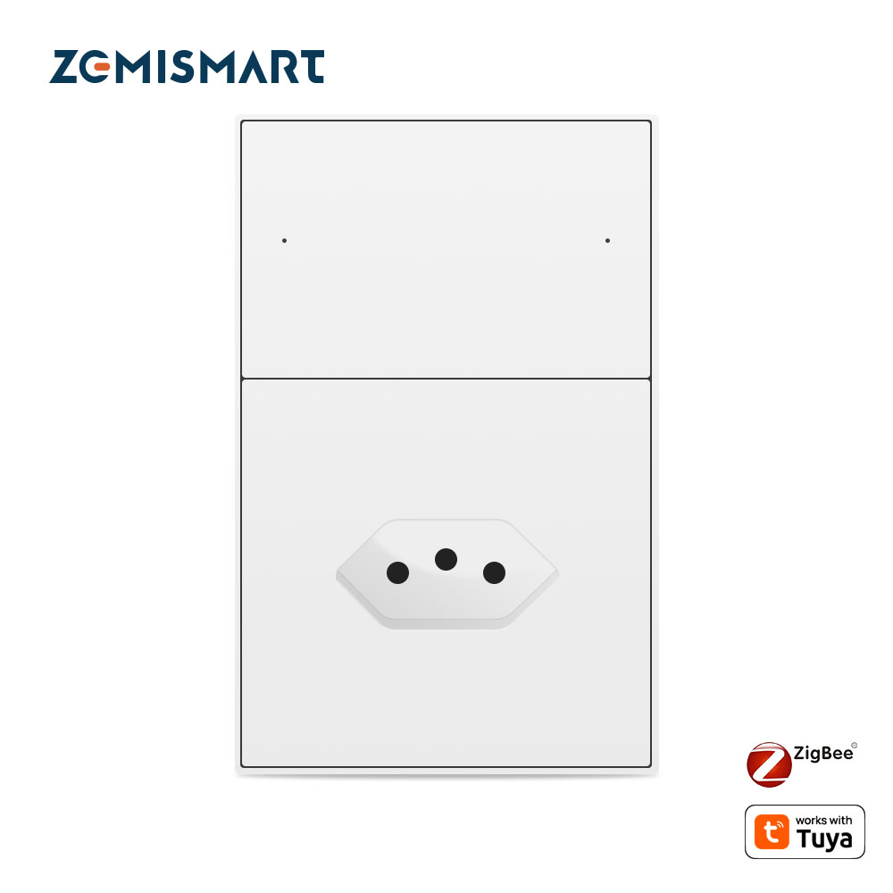 Smart Home Hub Matter - Zemismart Zigbee 10A Brazil Socket Work