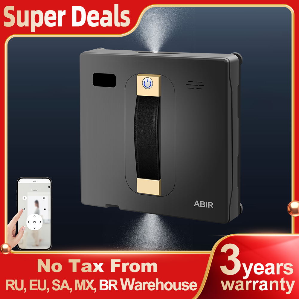 Smart Home For Windows - Robot Window Cleaner ABIR WD8,Dual Water