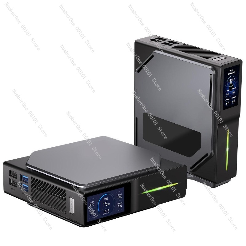 Smart Home Office - Mini Computer with Smart Temperature Display,Compact