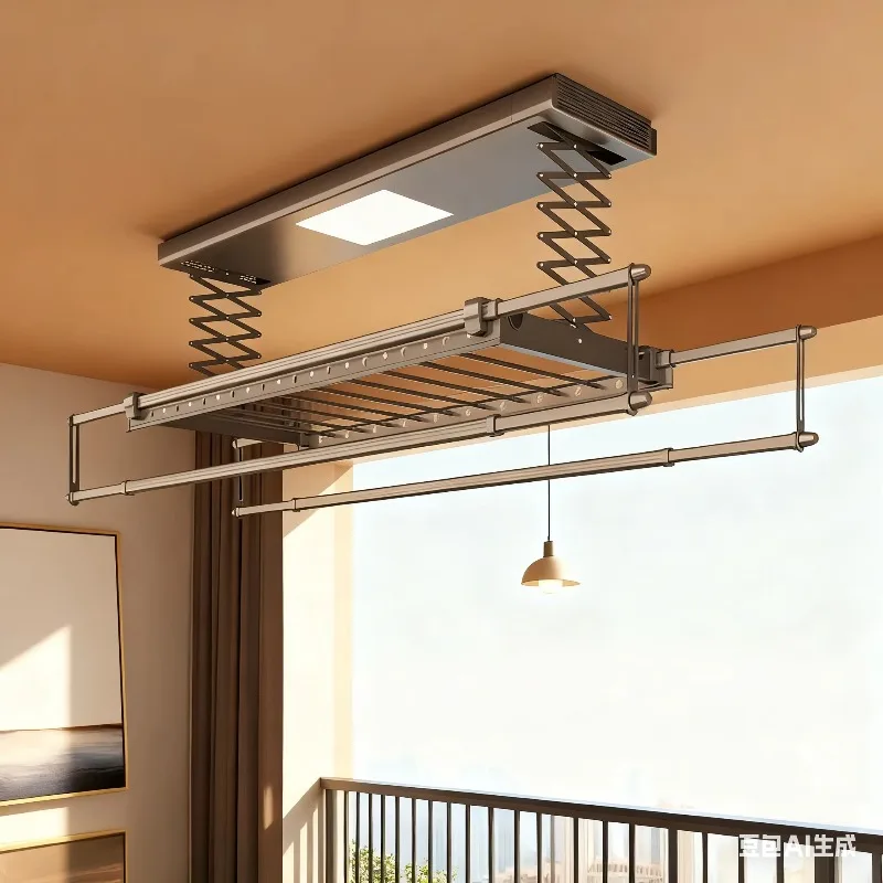 Smart Home Laundry - New electric hanger smart home ceiling