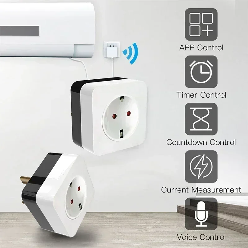 16A Tuya WiFi Smart Plug Socke - Smart Outdoor Plug recension och pris