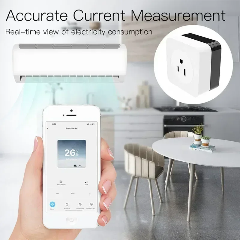 16A Tuya WiFi Smart Plug Socke - Smart Outdoor Plug recension och pris