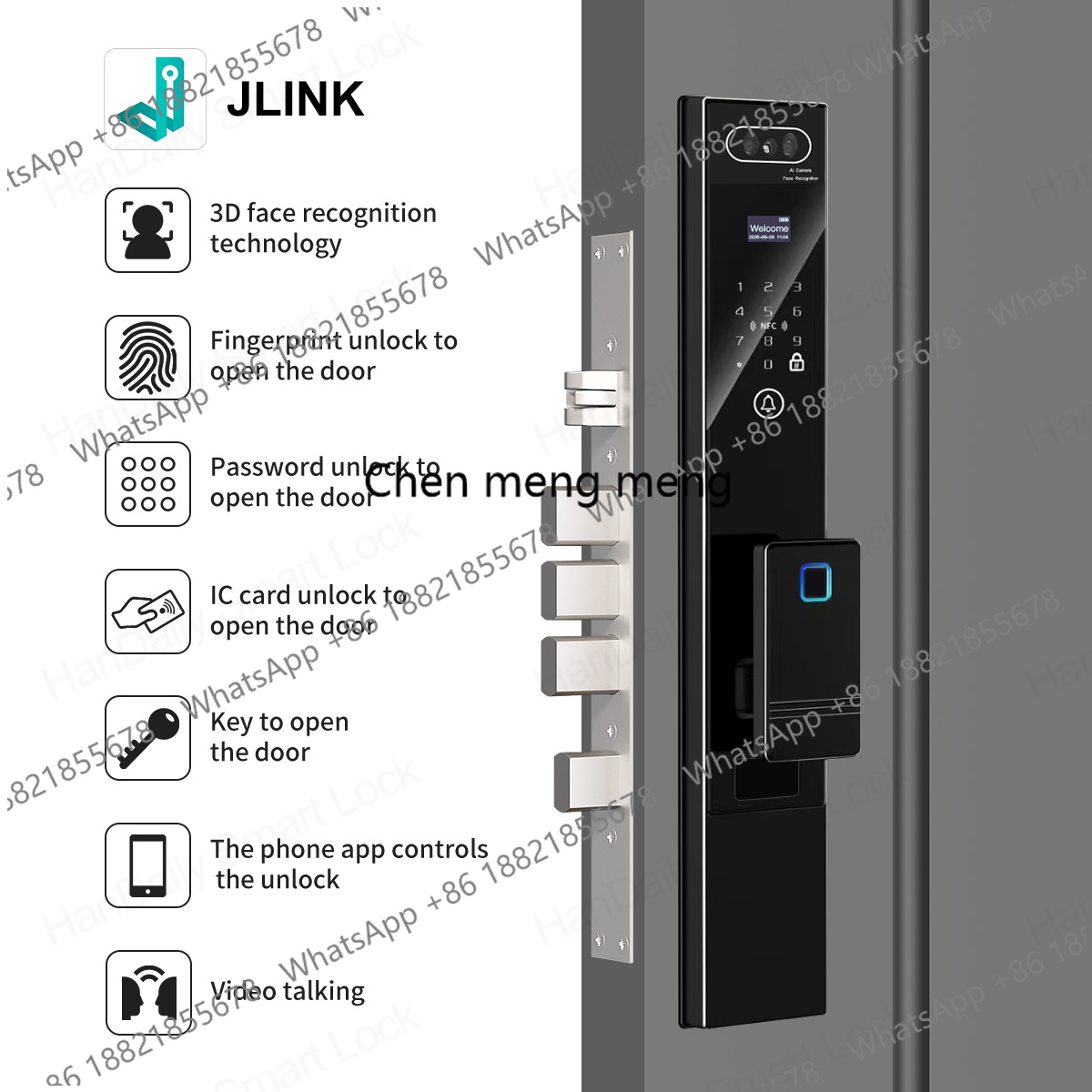 Handaily Fingerprint Video Int - Smart Home Video Doorbell Installation recension och pris