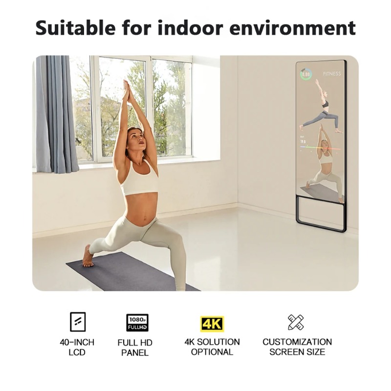 Digital Virtual Interactive To - Smart Home Gym Mirror recension och pris