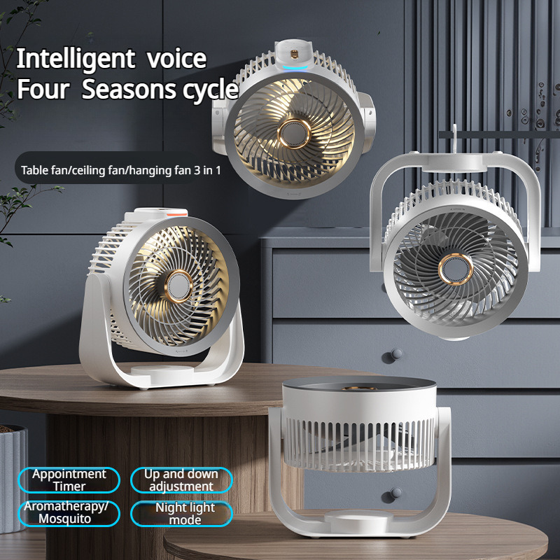 Smart Desk Fan Voice Activated - Smart Home Office recension och pris