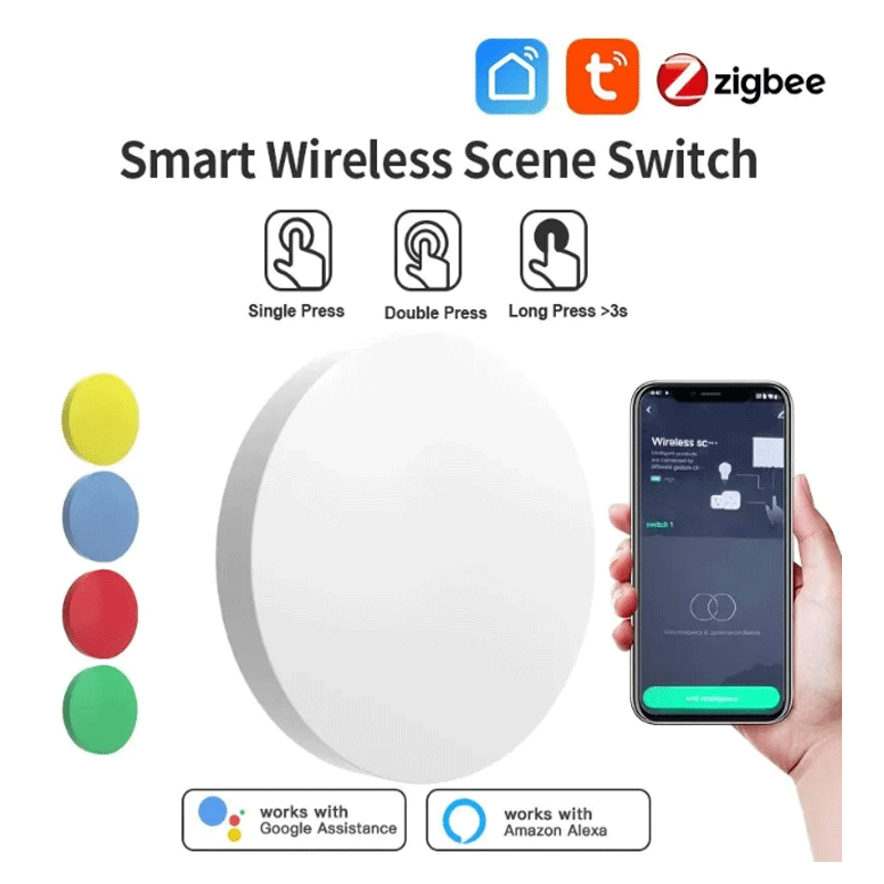 Tuya ZigBee Smart Wireless But - Smart Home Office recension och pris