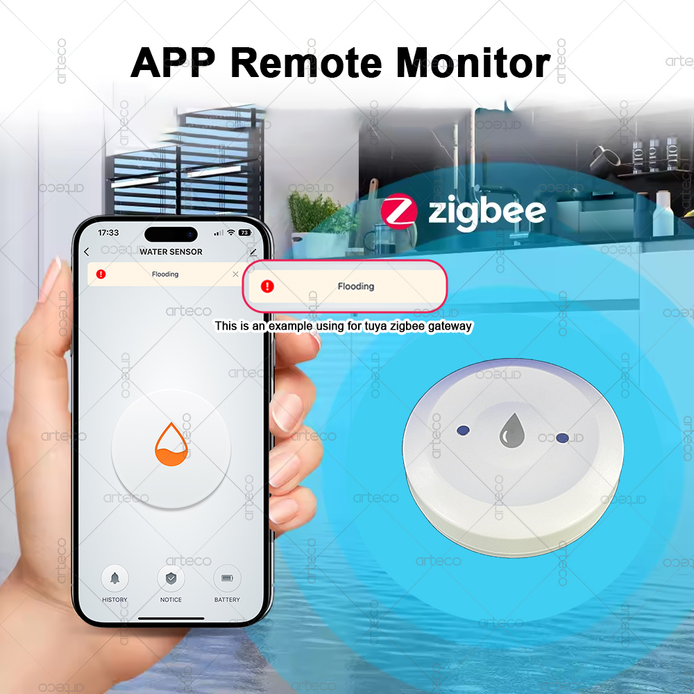 Smart Zigbee Water Sensor Floo - Smart Home Gateway recension och pris