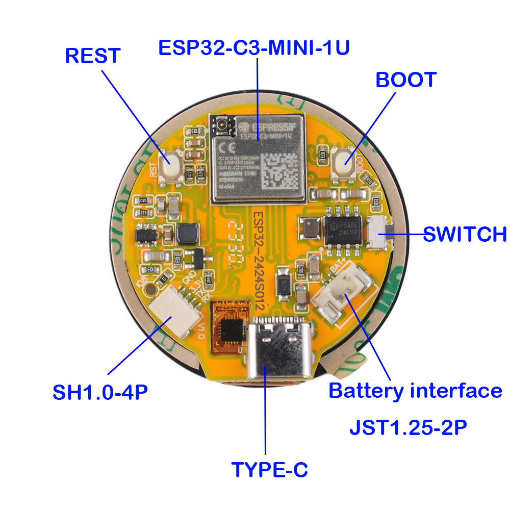 ESP32 Display 1.28 inch ESP32- - Smart Home Monitoring recension och pris