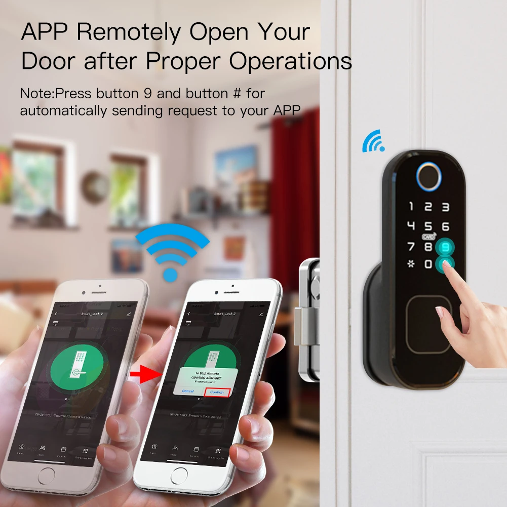 MOES WiFi Tuya Smart Lock Door - Smart Home Door Lock recension och pris