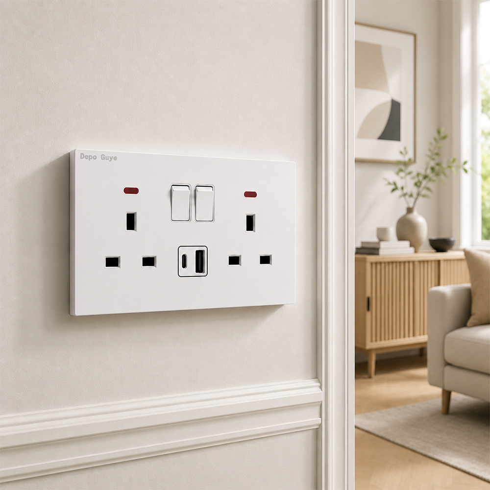 UK Standard Power Socket 13A Q - Smart Wall Socket recension och pris