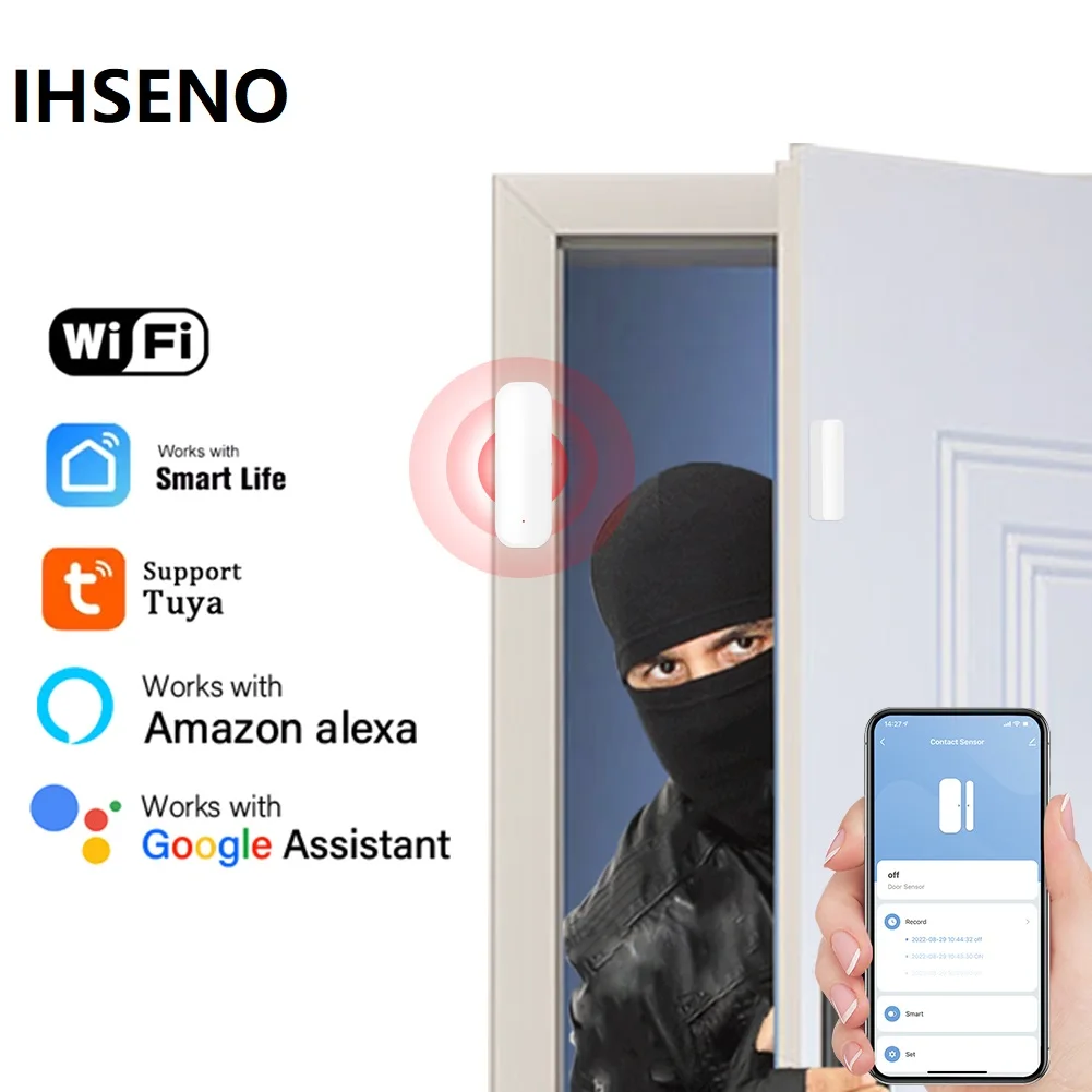 iHseno Tuya WiFi Door Sensor W - Smart Home For Windows recension och pris