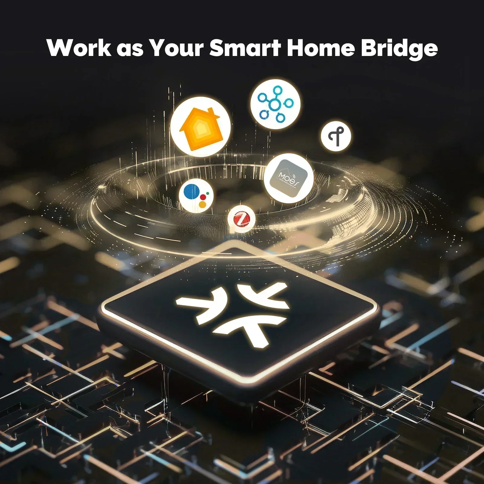 MOES Tuya Zigbee Matter Thread - Smart Home Hub Matter recension och pris