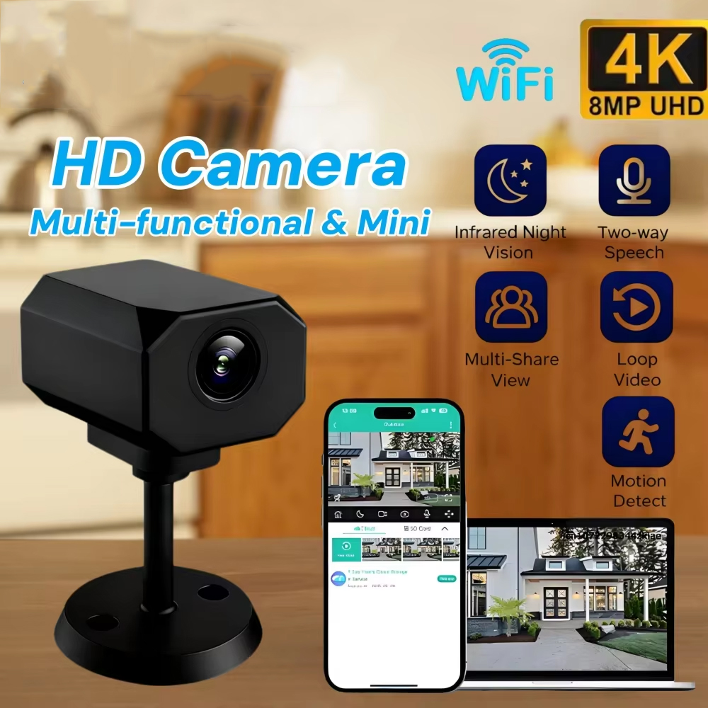 4K HD WiFi Security Camera for - Smart Home Monitoring recension och pris