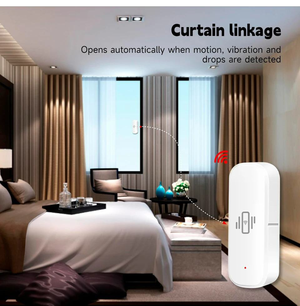 Tuya Smart WiFi Vibration Sens - Smart Home Monitoring recension och pris