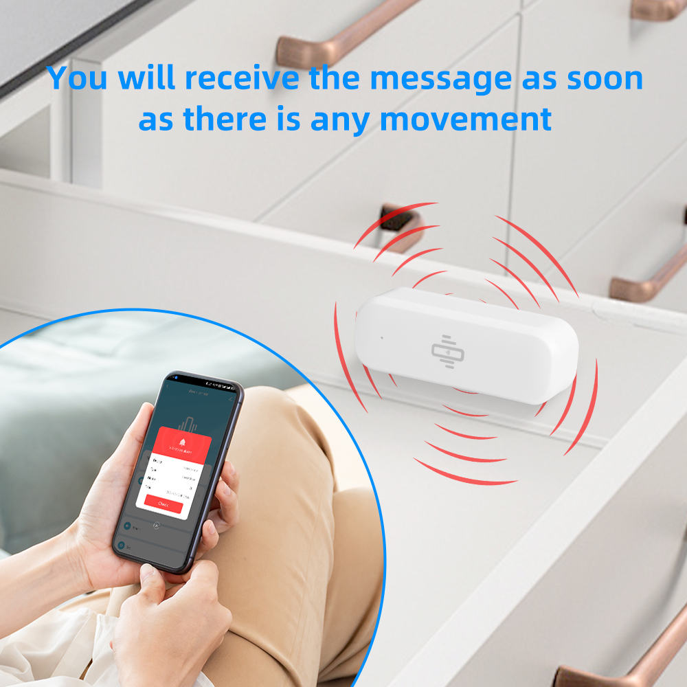 Tuya Smart WiFi Vibration Sens - Smart Home Monitoring recension och pris
