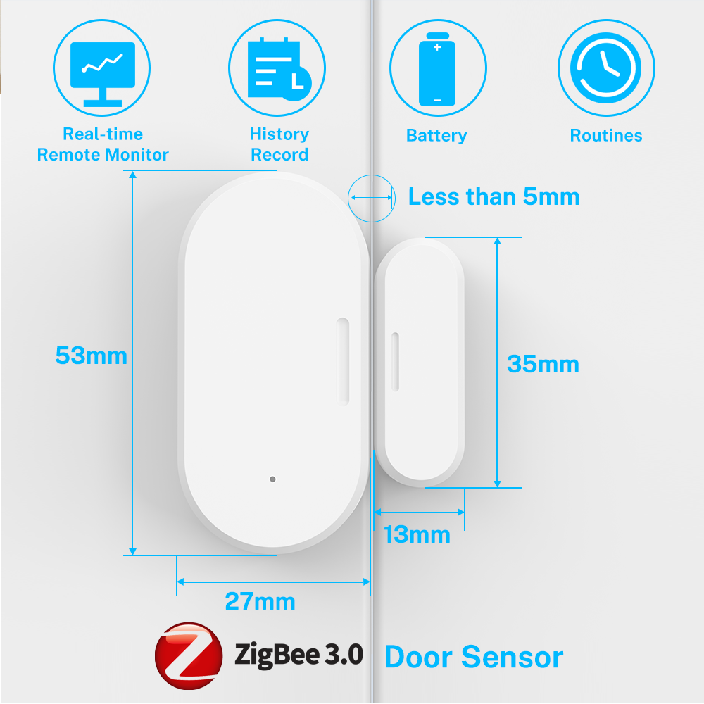 Zigbee Door Window Sensor UZ-5 - Smart Home For Windows recension och pris