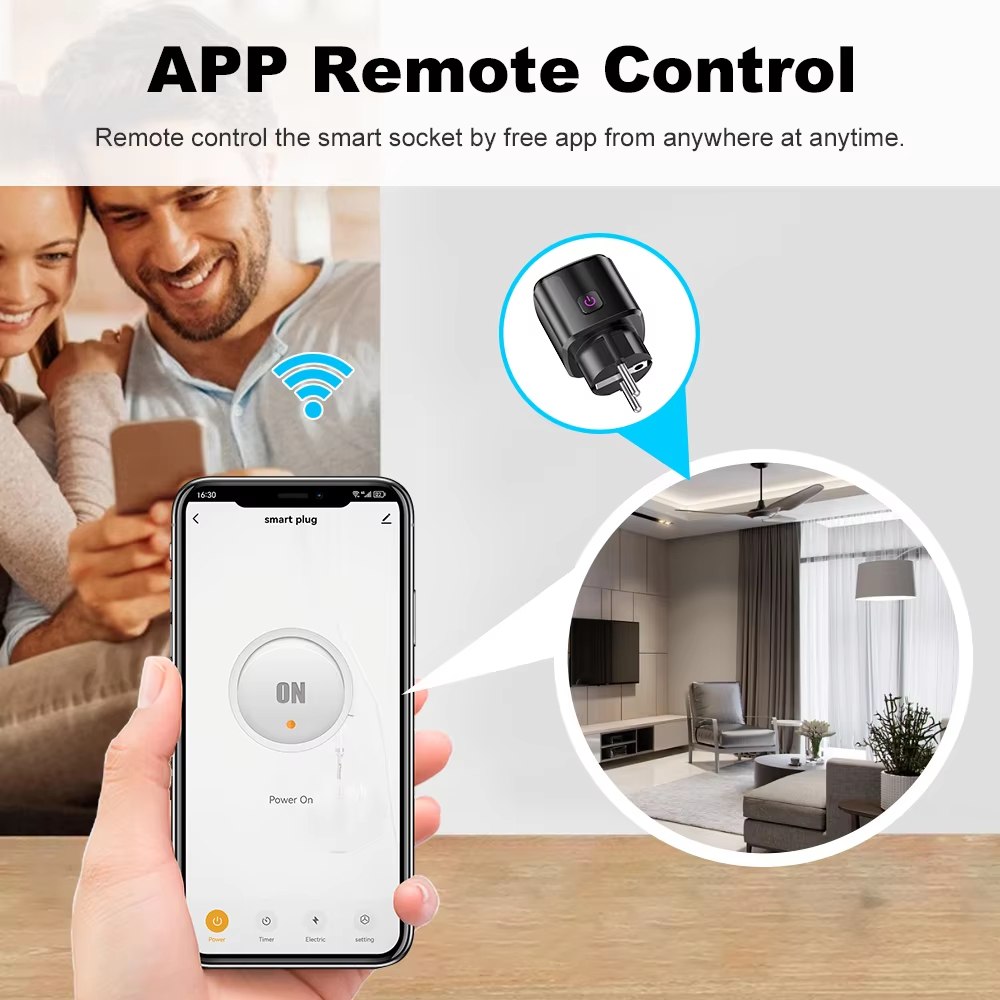 Smart Plug Smart Socket EU 20A - Smart Outdoor Plug recension och pris