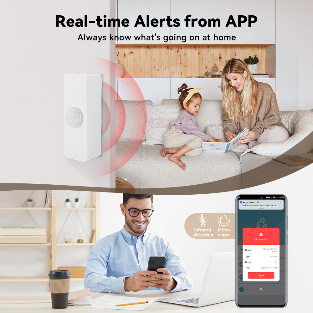 Tuya Smart PIR Motion Sensor S - Smart Home Monitoring recension och pris