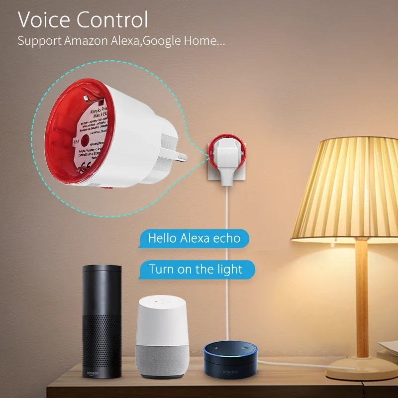 Tuya WiFi Smart Plug Socket EU - Smart Wall Socket recension och pris