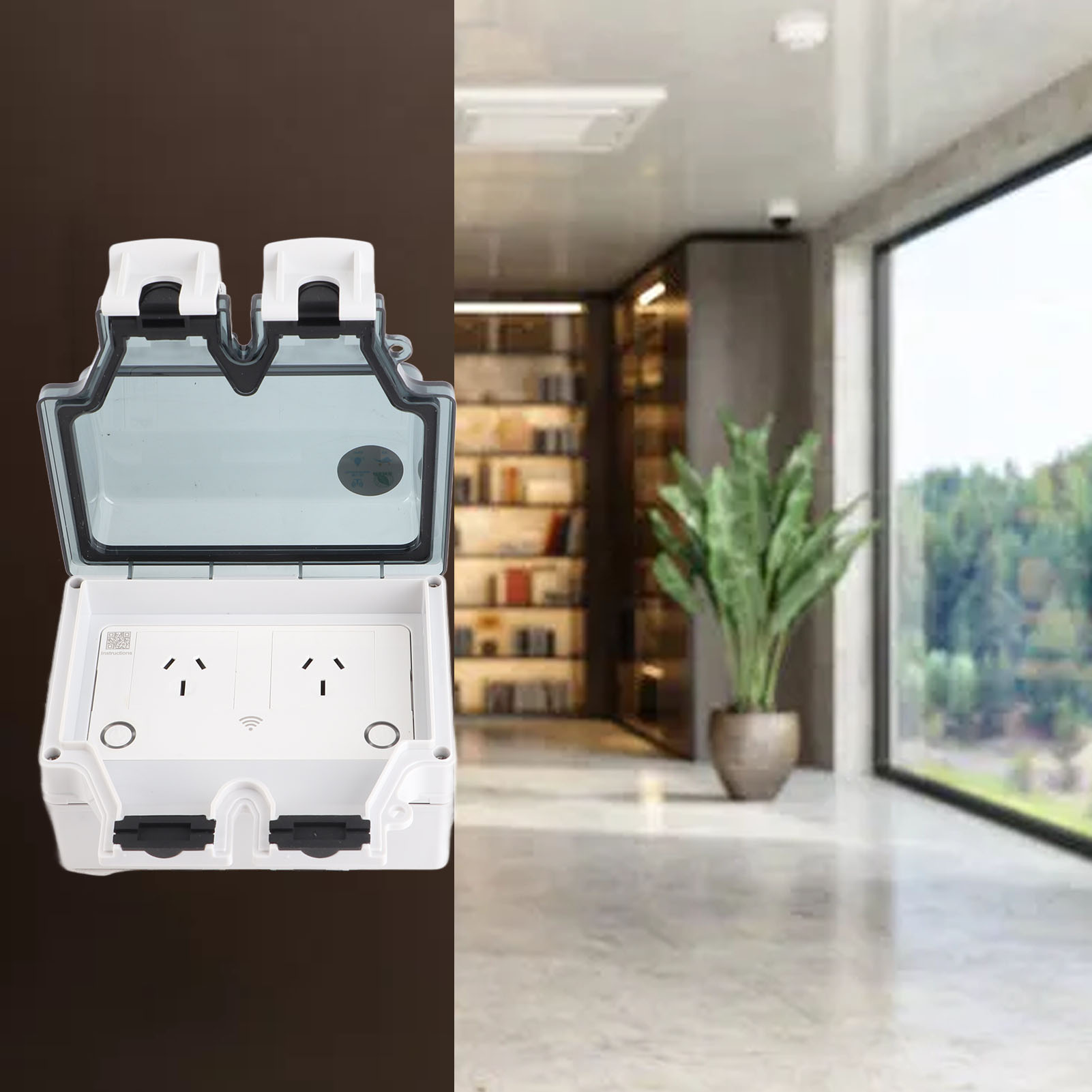 Waterproof Socket WiFi Socket  - Smart Wall Socket recension och pris