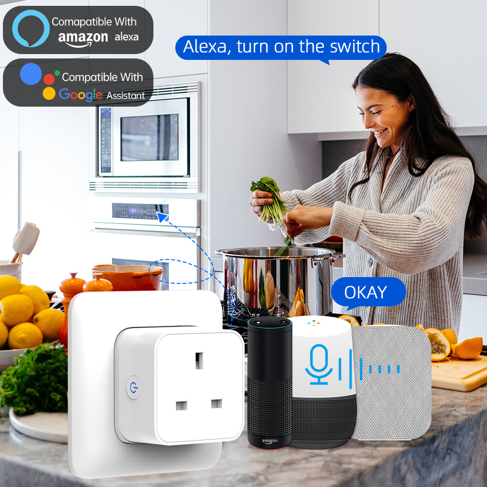 Tuya Smart Socket 16A/20A WiFi - Smart Wall Socket recension och pris