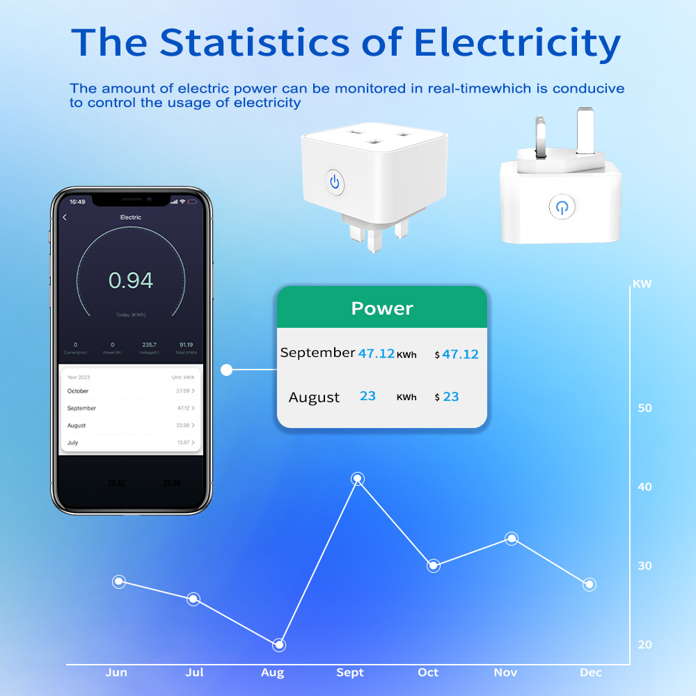 Tuya Smart Socket 16A/20A WiFi - Smart Wall Socket recension och pris