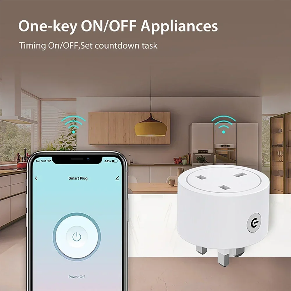 Zigbee Smart Plug 16A UK Socke - Smart Home Monitoring recension och pris