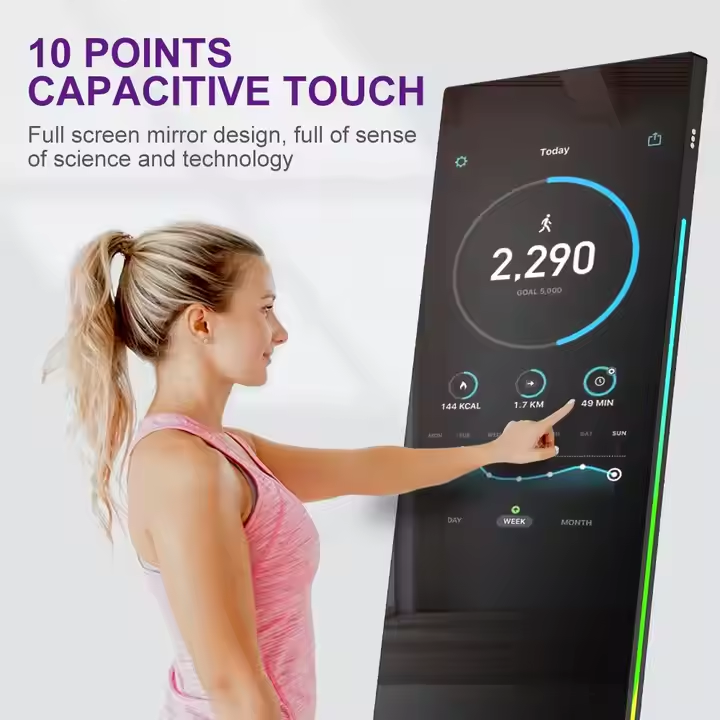 Personal Trainer Mirror Floor  - Smart Home Gym Mirror recension och pris