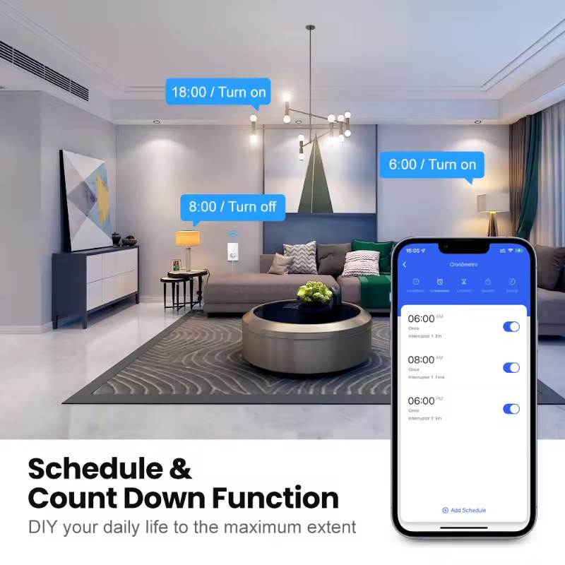 UNKAS Wifi Smart Brazil Light  - Smart Wall Socket recension och pris