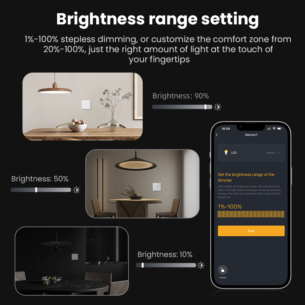 AVATTO WiFi 1/2 Gang Smart Dim - Smart Home For Windows recension och pris