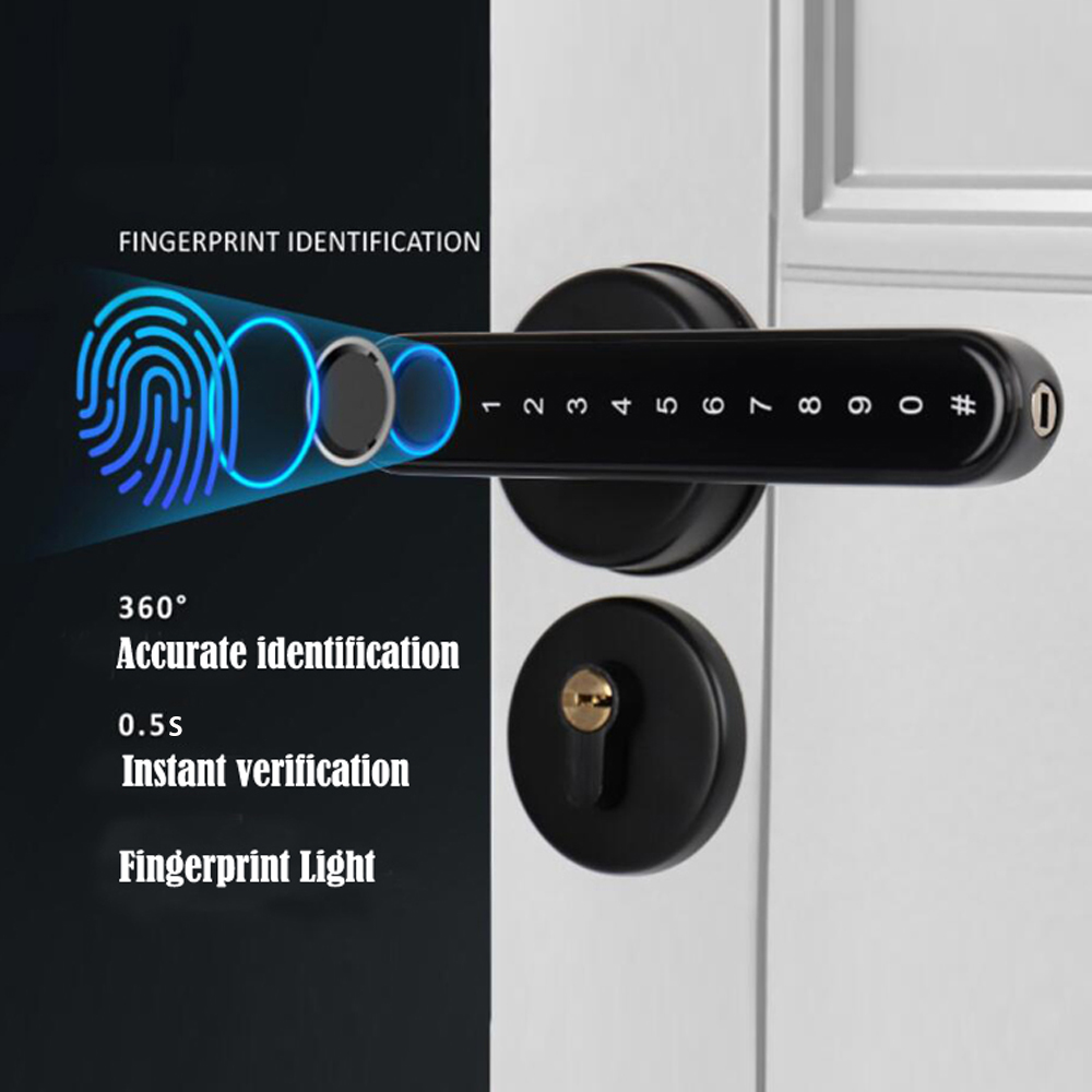 TTLock Smart Bluetooth Fingerp - Smart Home Door Lock recension och pris