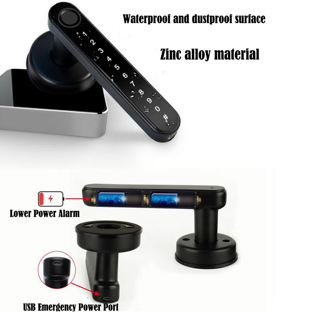 TTLock Smart Bluetooth Fingerp - Smart Home Door Lock recension och pris