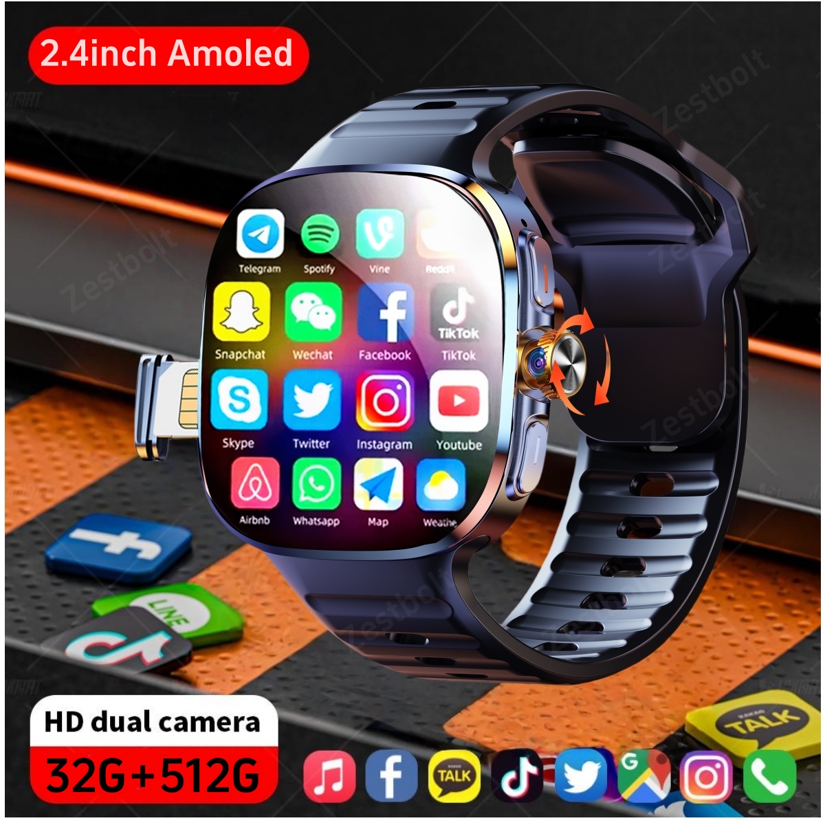 M99 Smartwatch 2.4inch Larger  - Smart Home Japan recension och pris